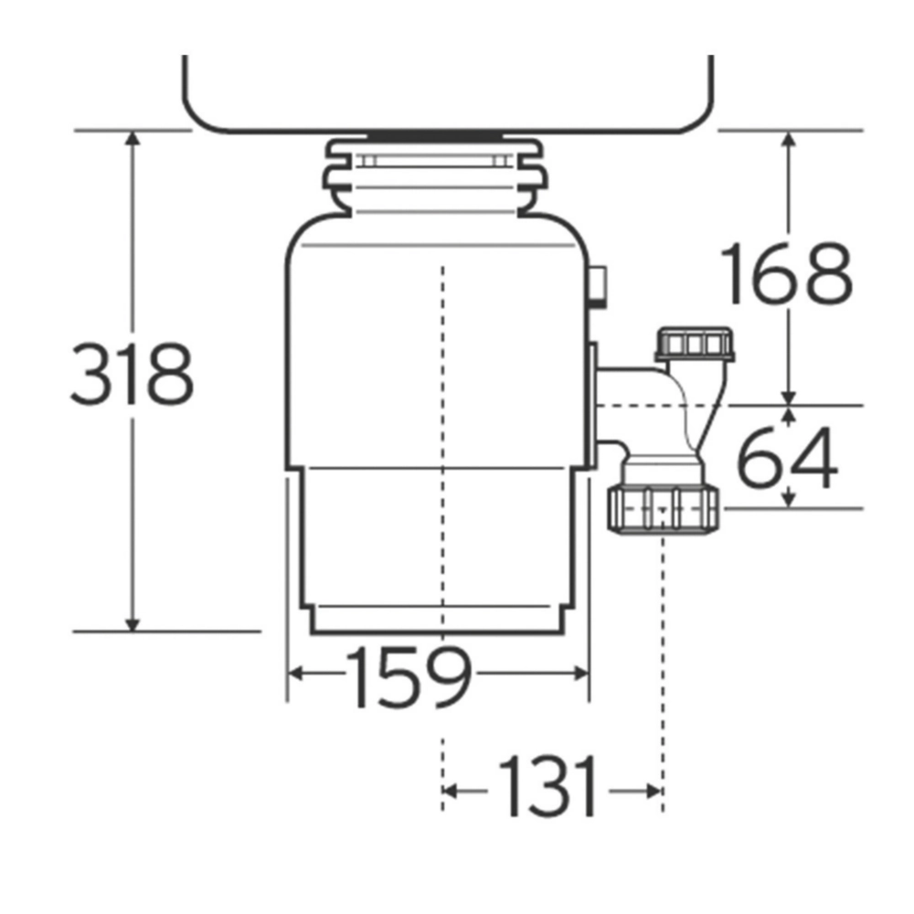 InSinkErator Model 46 ISE M Series Food Waste Disposer - Image 2