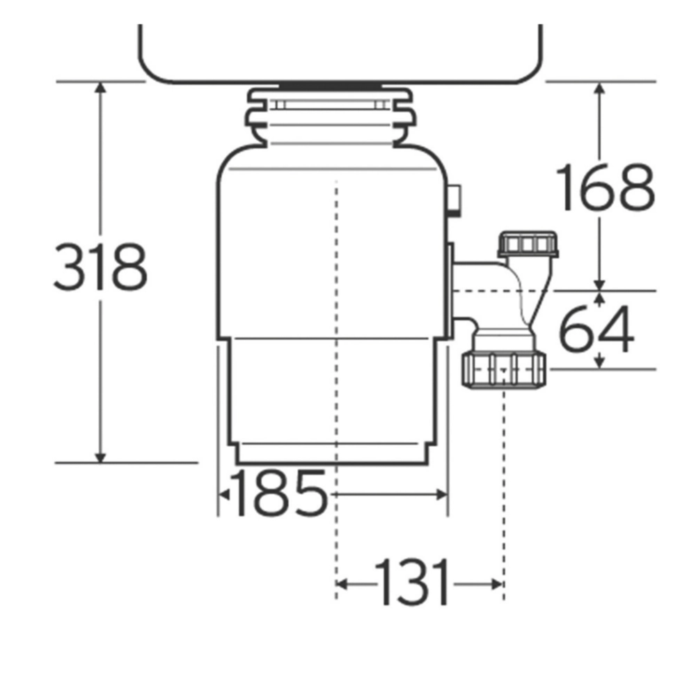 InSinkErator Model 66 ISE M Series Food Waste Disposer - Image 2