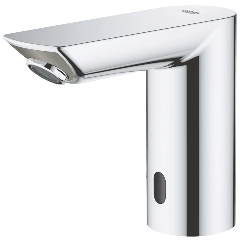 Grohe Bau Cosmopolitan E Touch-Free Infrared Mono Mixer With Cold Or Pre-Mixed Inlet Chrome