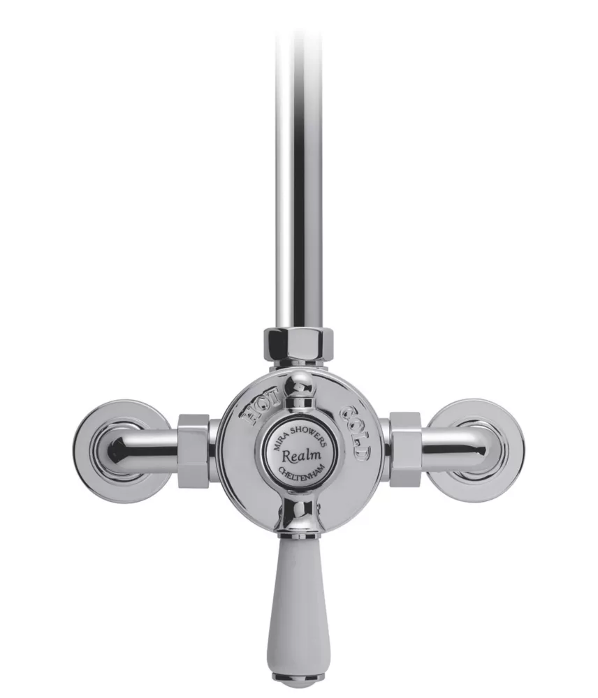 Mira Realm ERD Rear-Fed Exposed Chrome Effect Thermostatic Mixer Shower With Diverter - Image 3