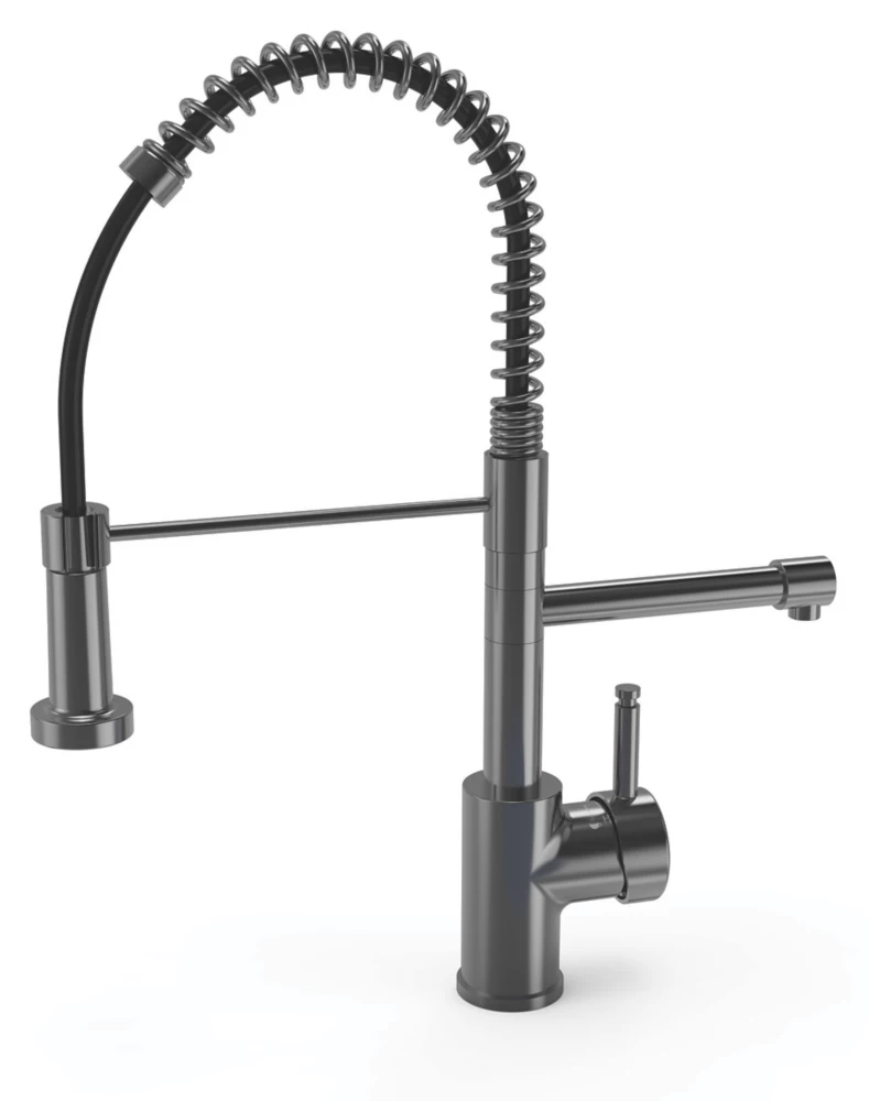ETAL Multi-Use 3-in-1 Hot Water Kitchen Tap With Handset Gun Metal