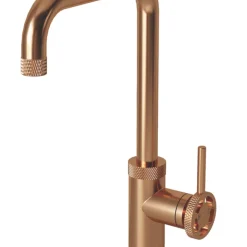 ETAL Caprise Industrial Style Kitchen Mixer Tap Brushed Copper