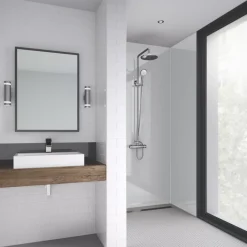 Splashwall Bathroom Splashback Gloss White 1200 X 2420 X 4mm