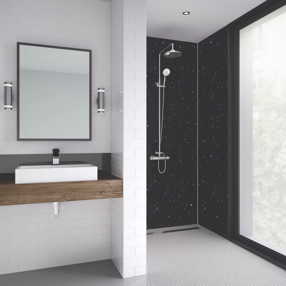 Splashwall Laminate Panel Gloss Moon Dust 900 X 2440 X 11mm 1 Splashwall Laminate Panel Gloss Moon Dust 900 X 2440 X 11mm