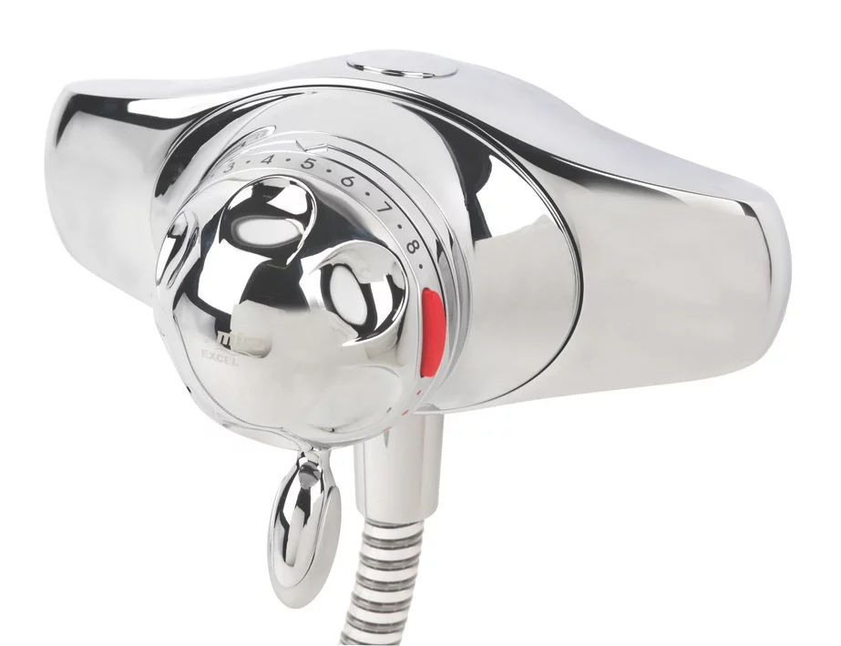 Mira Excel EV Rear-Fed Exposed Chrome Thermostatic Mixer Shower - Image 3