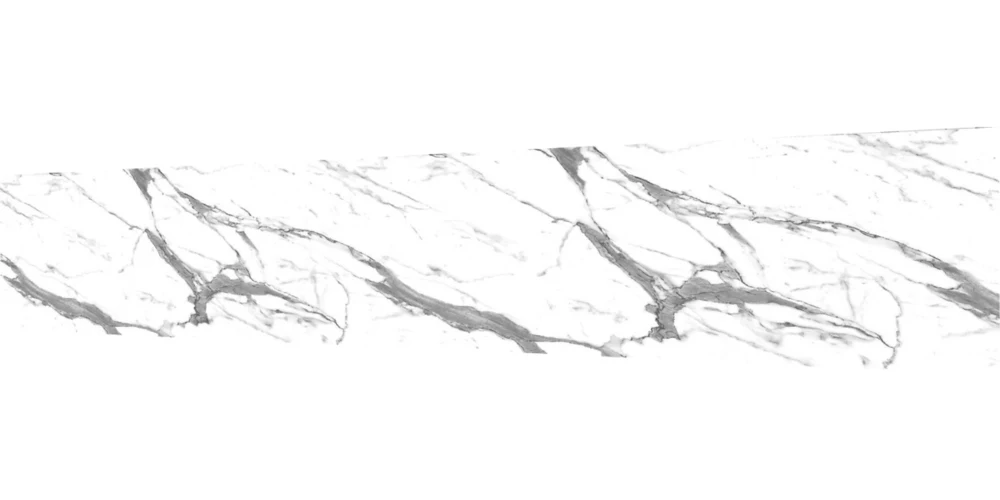 Splashwall White Marble Alloy Splashback 2440 X 600 X 4mm