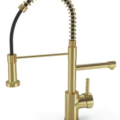 ETAL Multi-Use 3-in-1 Hot Water Kitchen Tap With Handset Brushed Brass