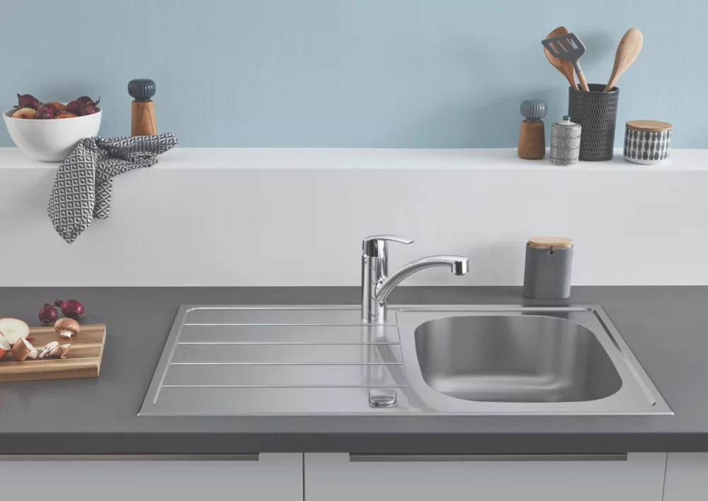 Grohe K200 1 Bowl Stainless Steel Sink 860 X 500mm - Image 3
