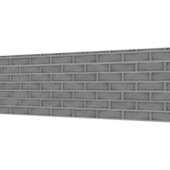 Splashwall Grey Alloy Splashback 2440 X 600 X 4mm