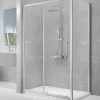 Triton Neo Eight Framed Rectangular Sliding Door Shower Enclosure Reversible Chrome 1000 X 800 X 1900mm