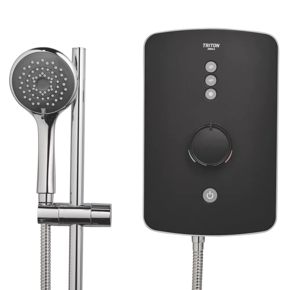 Triton Amala Soft Black 9.5kW Electric Shower - Image 2
