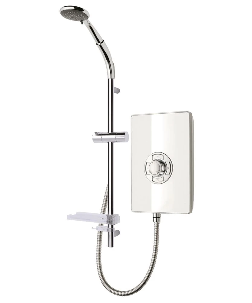 Triton Collection Enhance White 9.5kW Electric Shower - Image 2