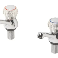 Swirl Contract Bath Taps Pair