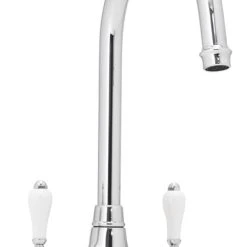 Abode Ludlow Traditional Kitchen Mixer Tap Chrome