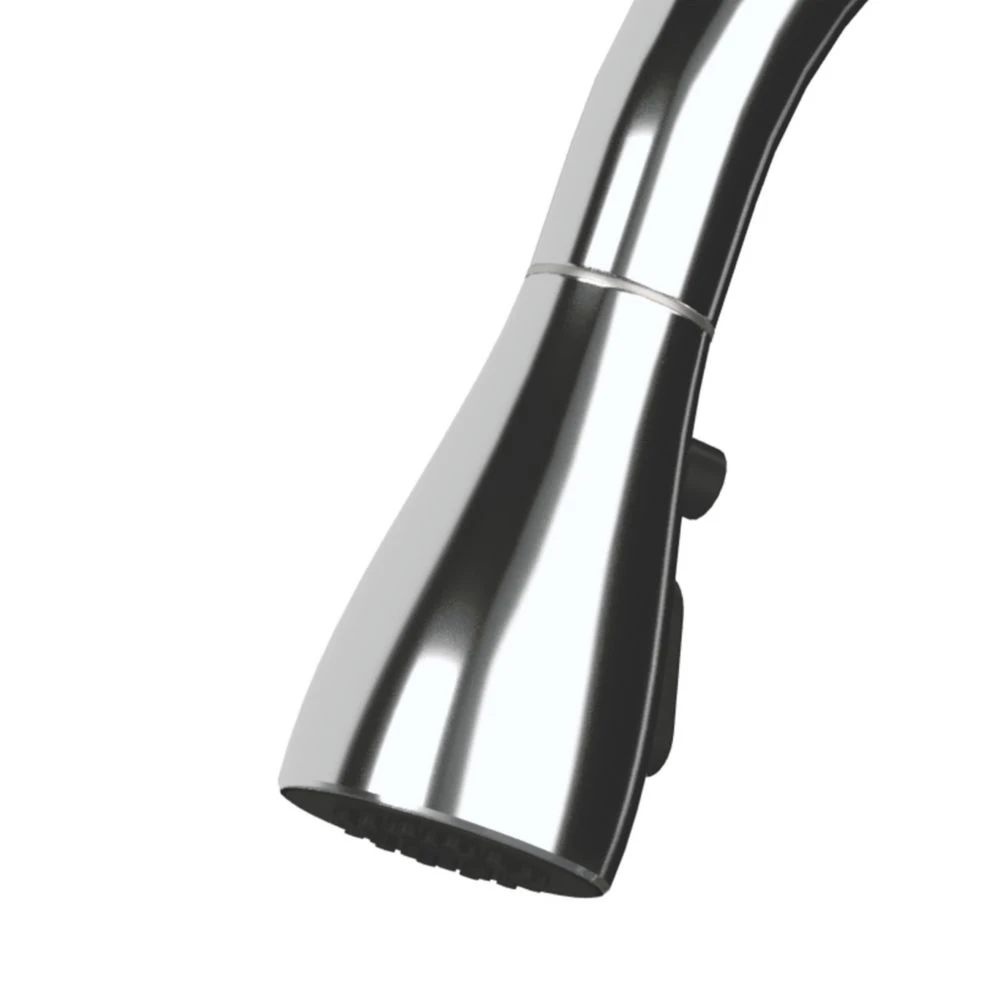 ETAL Bucks Pull-Out Spray Mixer Tap Chrome - Image 4