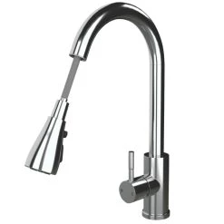 ETAL Bucks Pull-Out Spray Mixer Tap Chrome