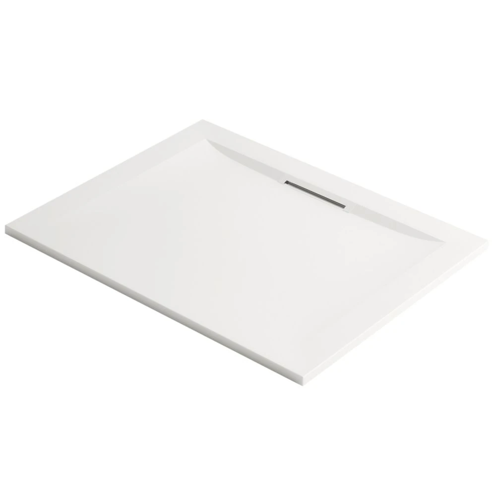 Mira Flight Level Rectangular Shower Tray White 1200 X 760 X 25mm