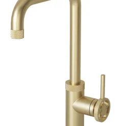 ETAL Caprise Industrial Style Kitchen Mixer Tap Brushed Brass