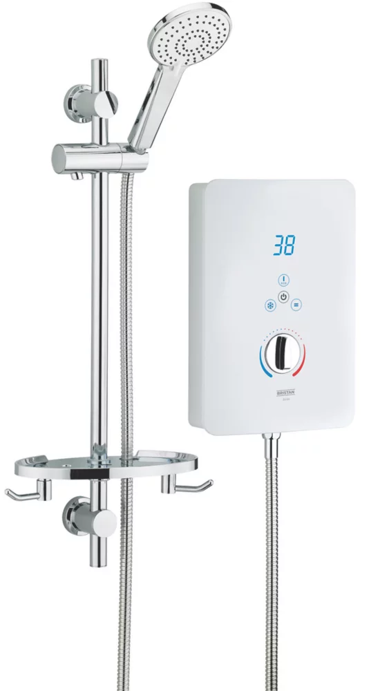 Bristan Bliss White 10.5kW Electric Shower 1 Bristan Bliss White 10.5kW Electric Shower