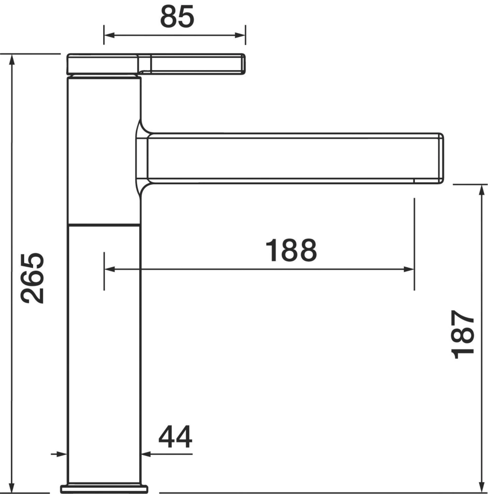 Clearwater Taku Monobloc Mixer Tap Chrome - Image 4