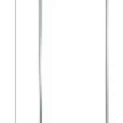 Triton Neo Frameless Showerwall & Swivel Panel Chrome 1200 X 2015mm