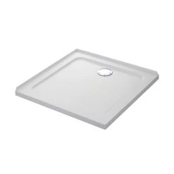 Mira Flight Safe Square Shower Tray With Upstands White 900 X 900 X 40mm