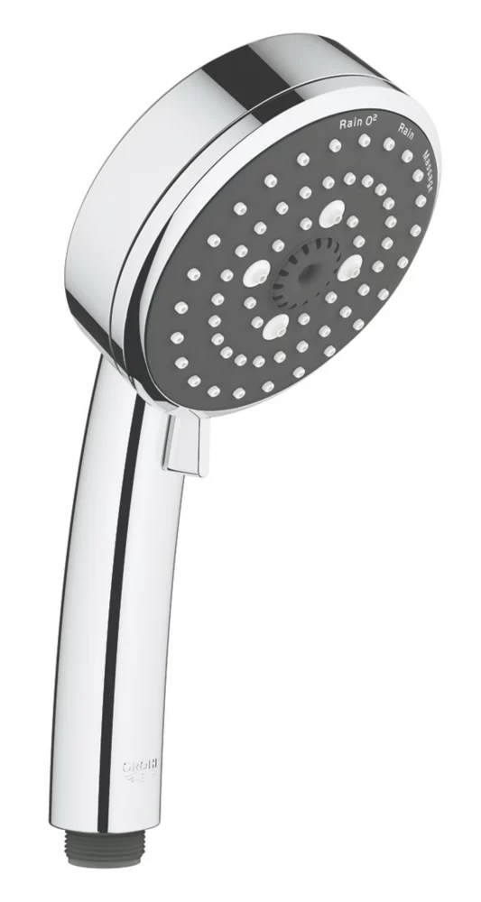 Grohe Vitalio Comfort Adjustable Shower Handset Chrome 100mm