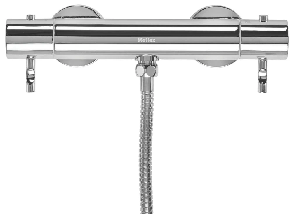 Croydex Metlex Thermostatic Shower Set Modern Design Chrome - Image 5