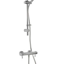 Croydex Metlex Thermostatic Shower Set Modern Design Chrome