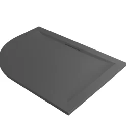 Mira Flight Level Offset Quadrant Shower Tray RH Slate Grey 1200 X 900 X 25mm