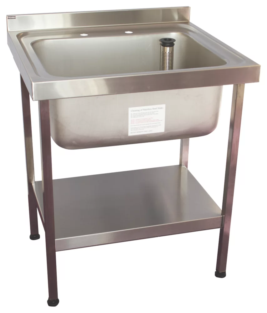 Franke Midi 1 Bowl Stainless Steel Catering Sink 750 X 650mm