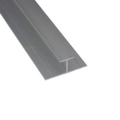 Splashwall H-Joint Matt Silver 2420 X 11mm