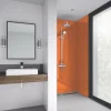 Splashwall Bathroom Splashback Gloss Orange 900 X 2420 X 4mm