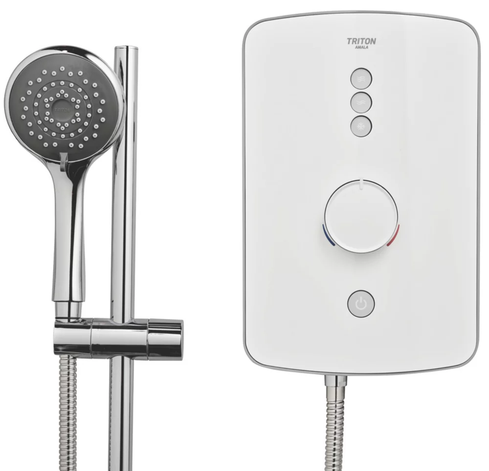 Triton Amala Gloss White 8.5kW Electric Shower - Image 2