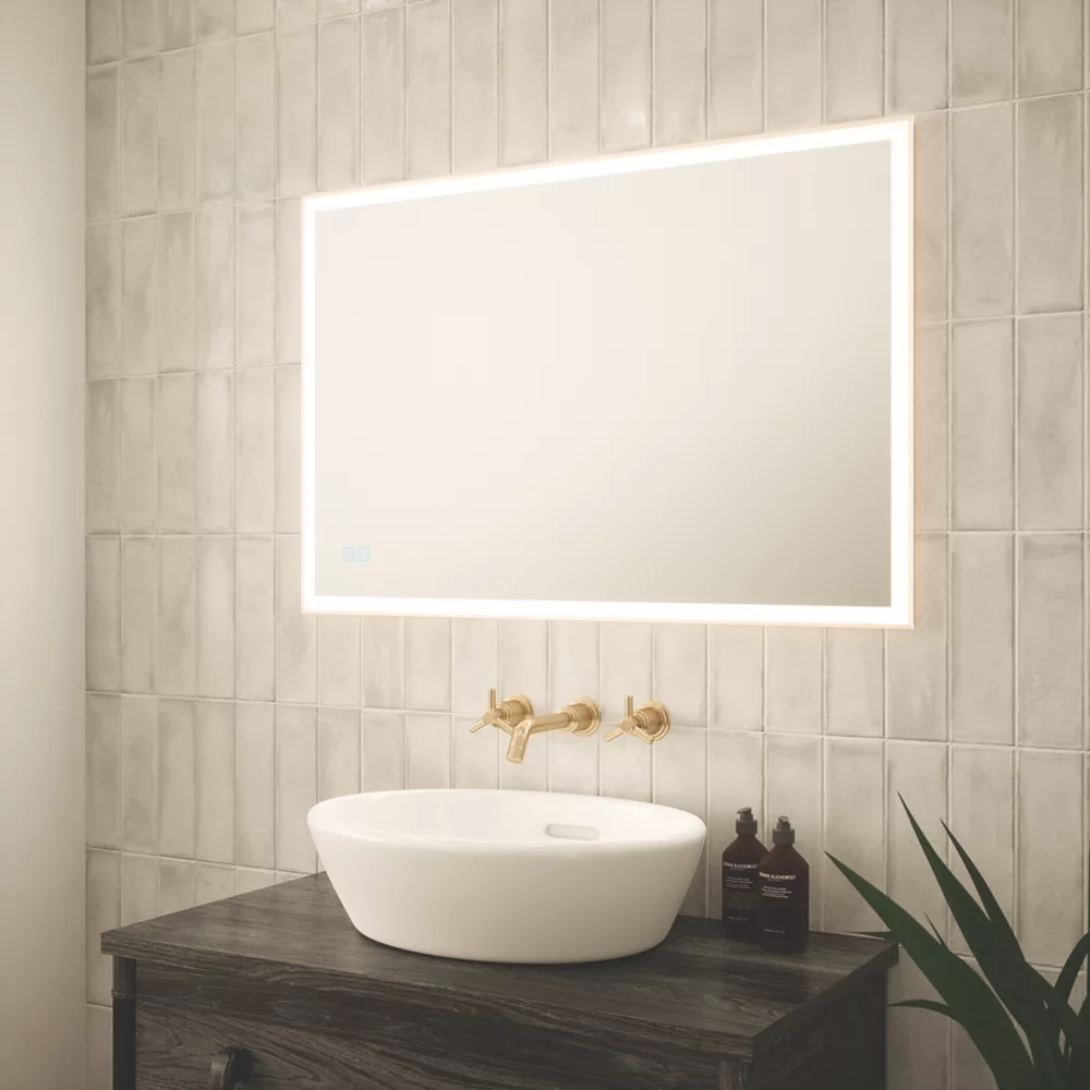 Light Tech Mirrors Sienna 2 Rectangular Illuminated LED Mirror With 2200lm LED Light 900 X 600mm - Image 4