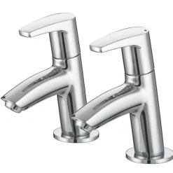 Bristan Orta Basin Pillar Taps Chrome