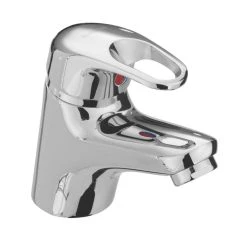 Bristan Cadet Basin Mono Mixer Tap With Clicker Waste Chrome