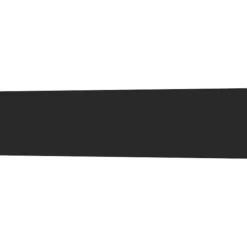 Splashwall Jet Black Upstand 6 X 200 X 900mm