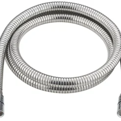 Swirl Extendable Shower Hose Polished Stainless Steel 10mm X 1.64 -2m