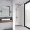 Splashwall Bathroom Splashback Gloss Ivory 900 X 2420 X 4mm