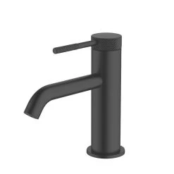 Essentials Esk Basin Mono Mixer Tap With Clicker Waste Black