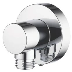 Aqualisa Shower Hose Wall Outlet Chrome 67mm