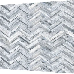 Splashwall Grey / White Alloy Splashback 900 X 800 X 4mm