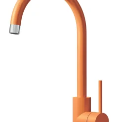 ETAL Sorrento Single Lever Kitchen Mixer Tap Matt Orange