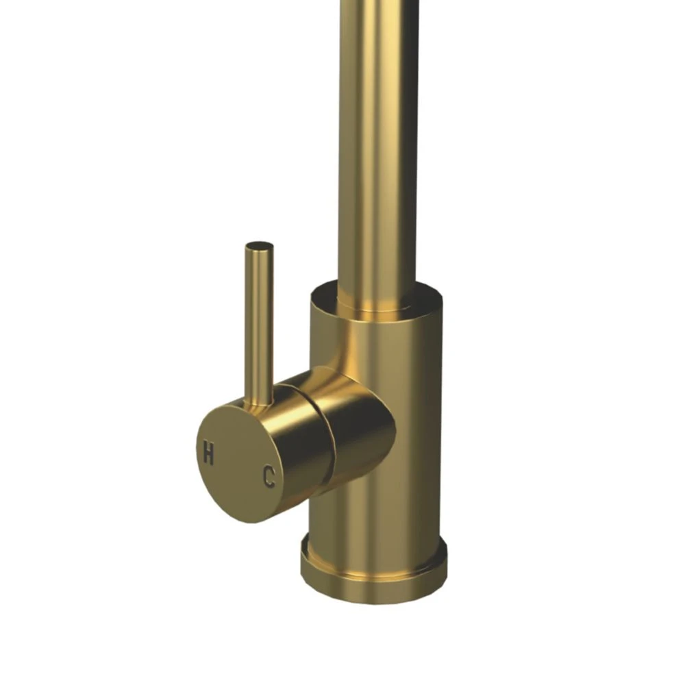 ETAL Windsor Multi-Use Spray Mixer Tap Brushed Brass - Image 2