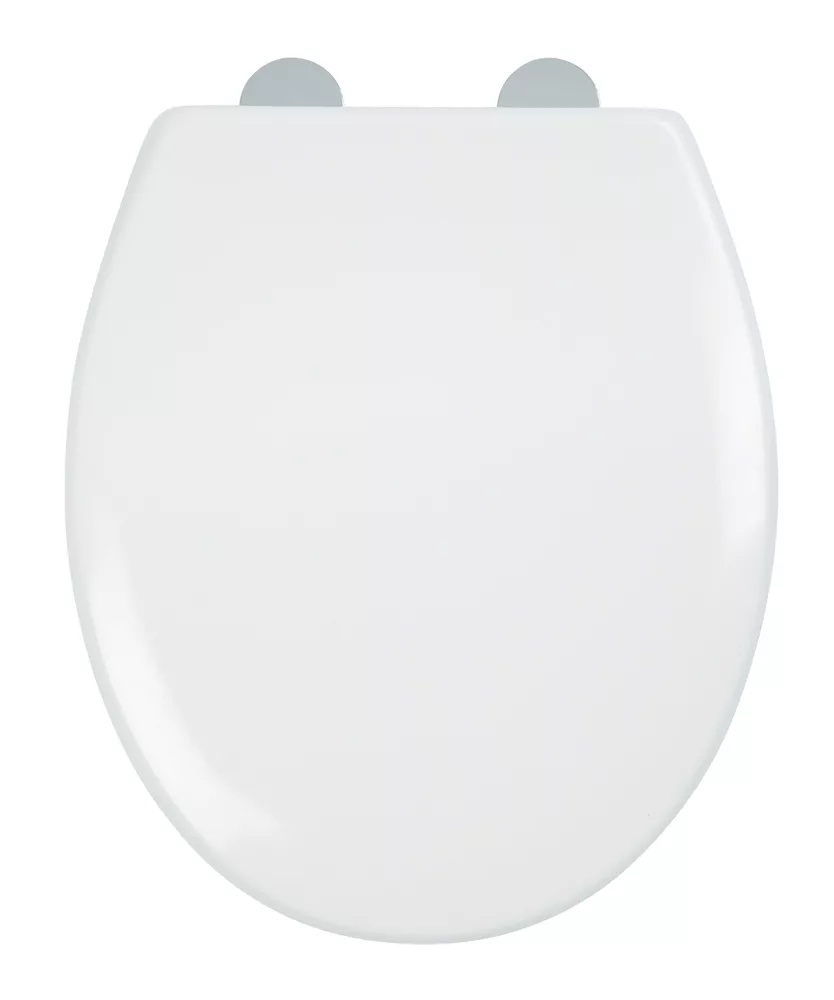 Croydex Constance Soft-Close With Quick-Release Toilet Seat Thermoset Plastic White - Image 2