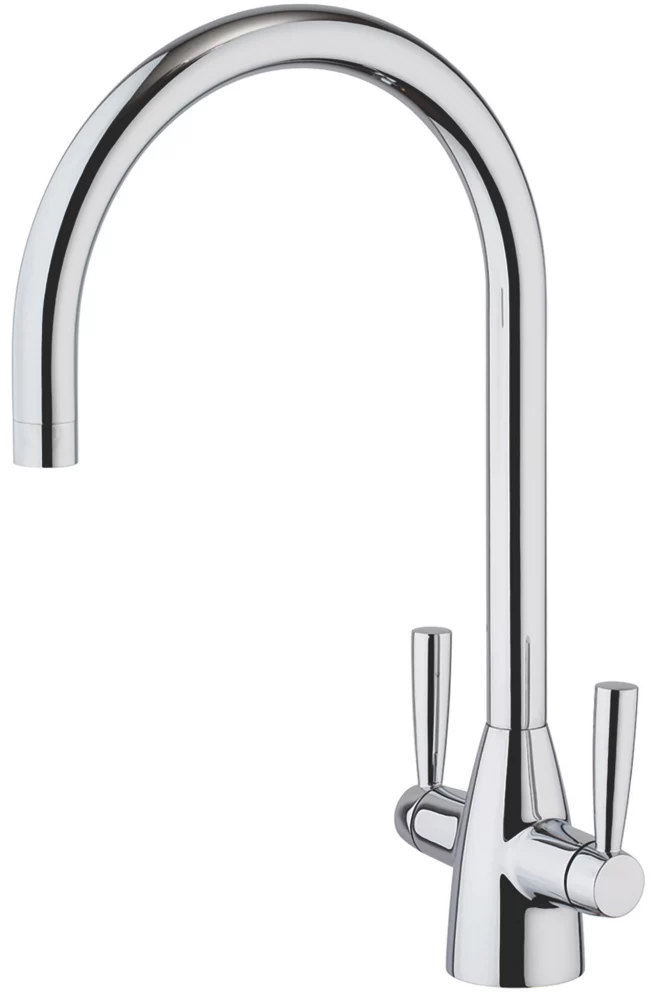 Franke Varenna Dual-Lever Mono Mixer Kitchen Tap Chrome