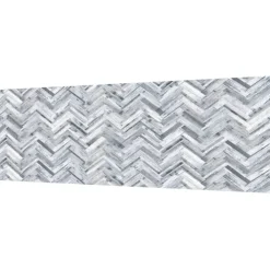 Splashwall Grey / White Alloy Splashback 2440 X 600 X 4mm