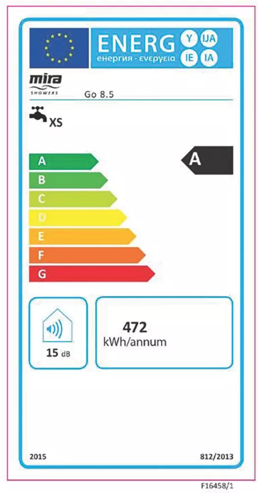 Mira Go White 8.5kW Electric Shower - Image 6