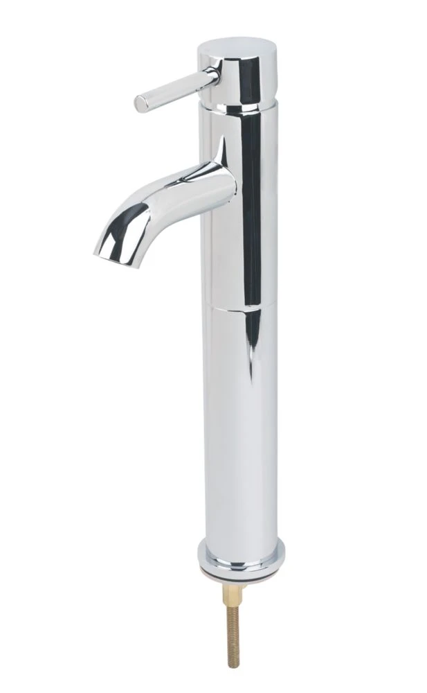 Swirl Ola Tall Bathroom Basin Mono Mixer Tap Chrome